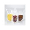 100 bolsas resellables bolsas transparentes de 5.1 x 7.9