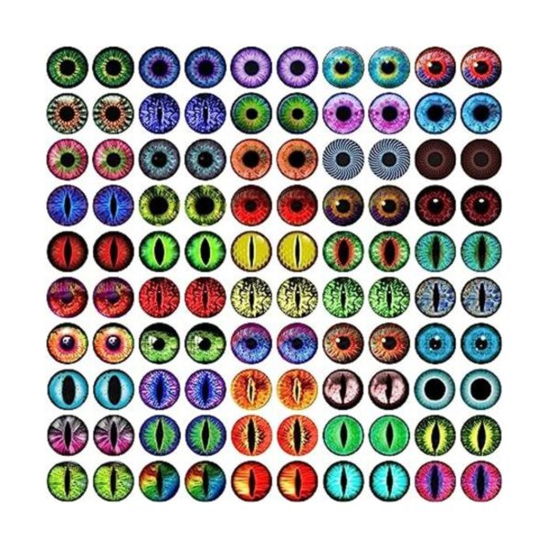 100 cabujón de cristal con ojos de dragón para hacer_1