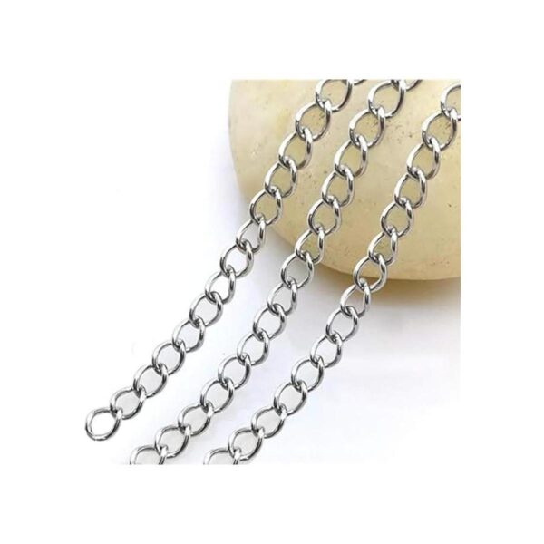 100 cadenas extensoras de plata para hacer joyas cadena