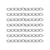 100 cadenas extensoras de plata para hacer joyas cadena