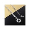 100 cadenas extensoras de plata para hacer joyas cadena