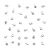 100 colgantes de diamantes de imitación con colgante de