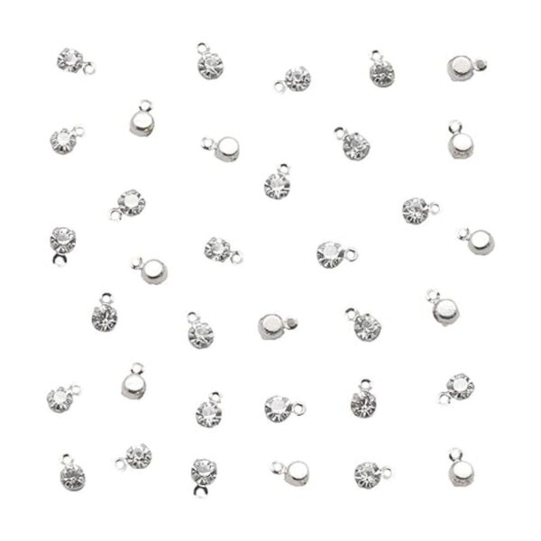 100 colgantes de diamantes de imitación con colgante de