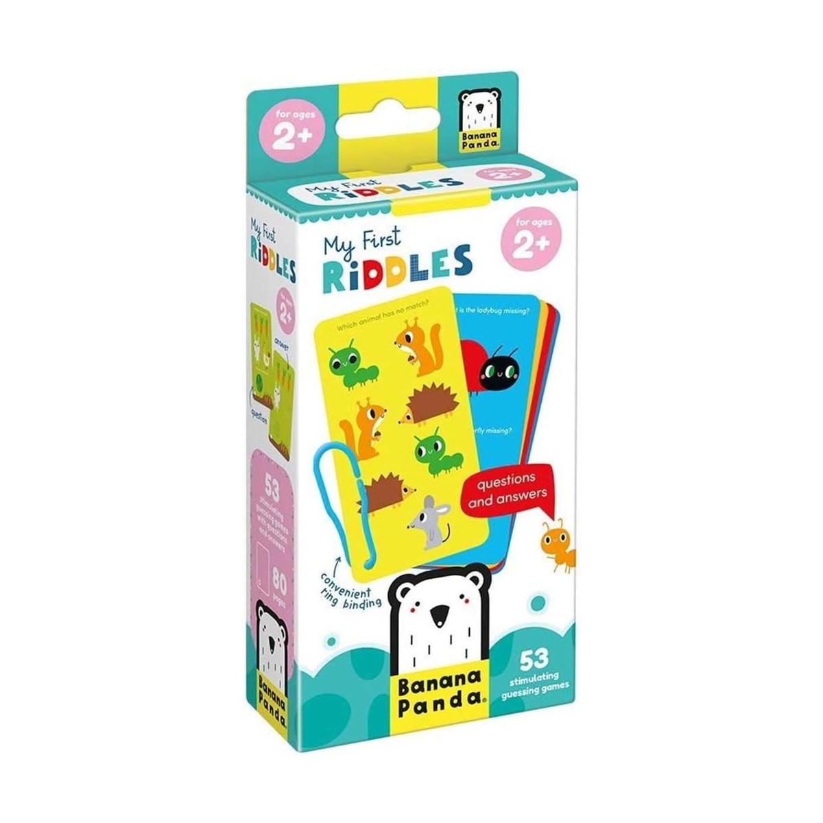 Banana Panda My First Riddles Libro educativo con