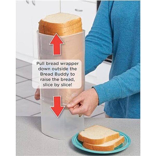 Buddeez Dispensador de pan de tamaño sándwich