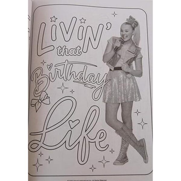 JoJo Siwa Yas Queen libro de actividades para colorear_2