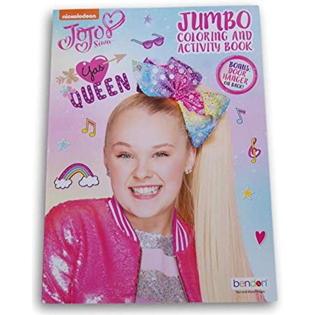 JoJo Siwa Yas Queen libro de actividades para colorear