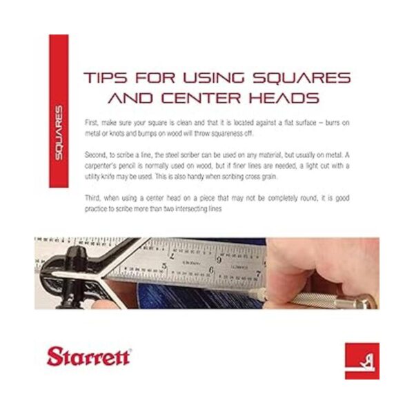 Starrett C33H124R escuadra combinada con cabezal_2
