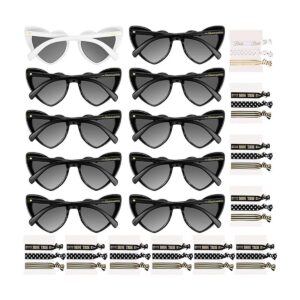 10 pares de lentes de sol en forma de corazón para novia_1