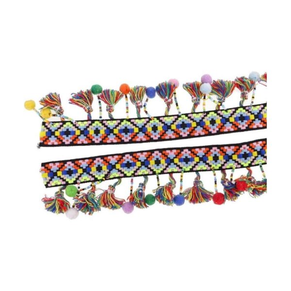 1 yarda pompón cuentas flecos cinta de costura DIY costura_4