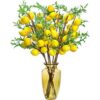 10 piezas de ramas artificiales de limón amarillo_1
