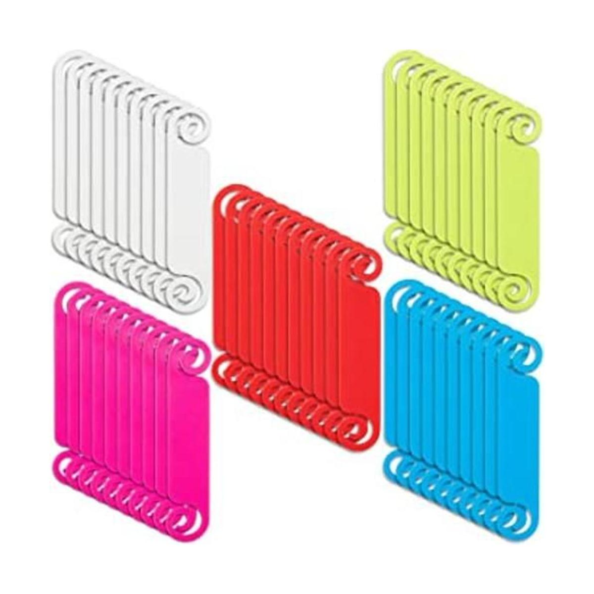 100 etiquetas para cables de gestión de cables