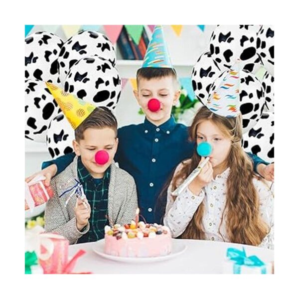 100 globos de vaca divertidos con estampado de vaca para_5