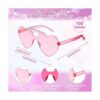 100 pares de gafas de sol con forma de corazón sin montura_2