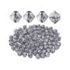 100 piezas de plata antigua platillo volador forma