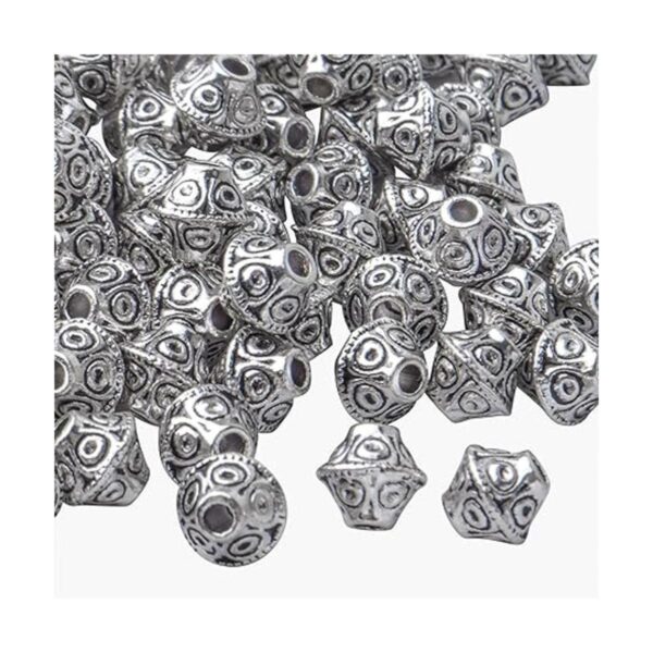 100 piezas de plata antigua platillo volador forma