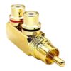 AAOTOKK Adaptador divisor RCA Y chapado en oro ángulo_3