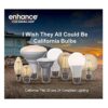 Bombilla LED decorativa de candelabro CA10 de color blanco_5