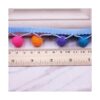14.8 ft 5 colores degradados de encaje de bola pequeña DIY