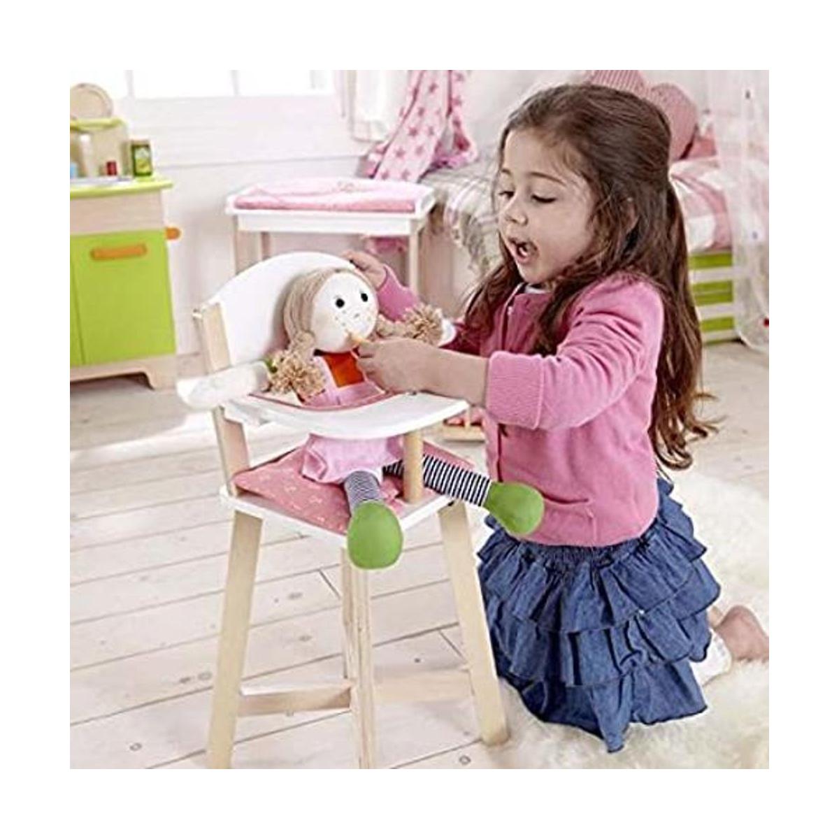 Muebles de juego de muñecas Hape Babydoll de madera para