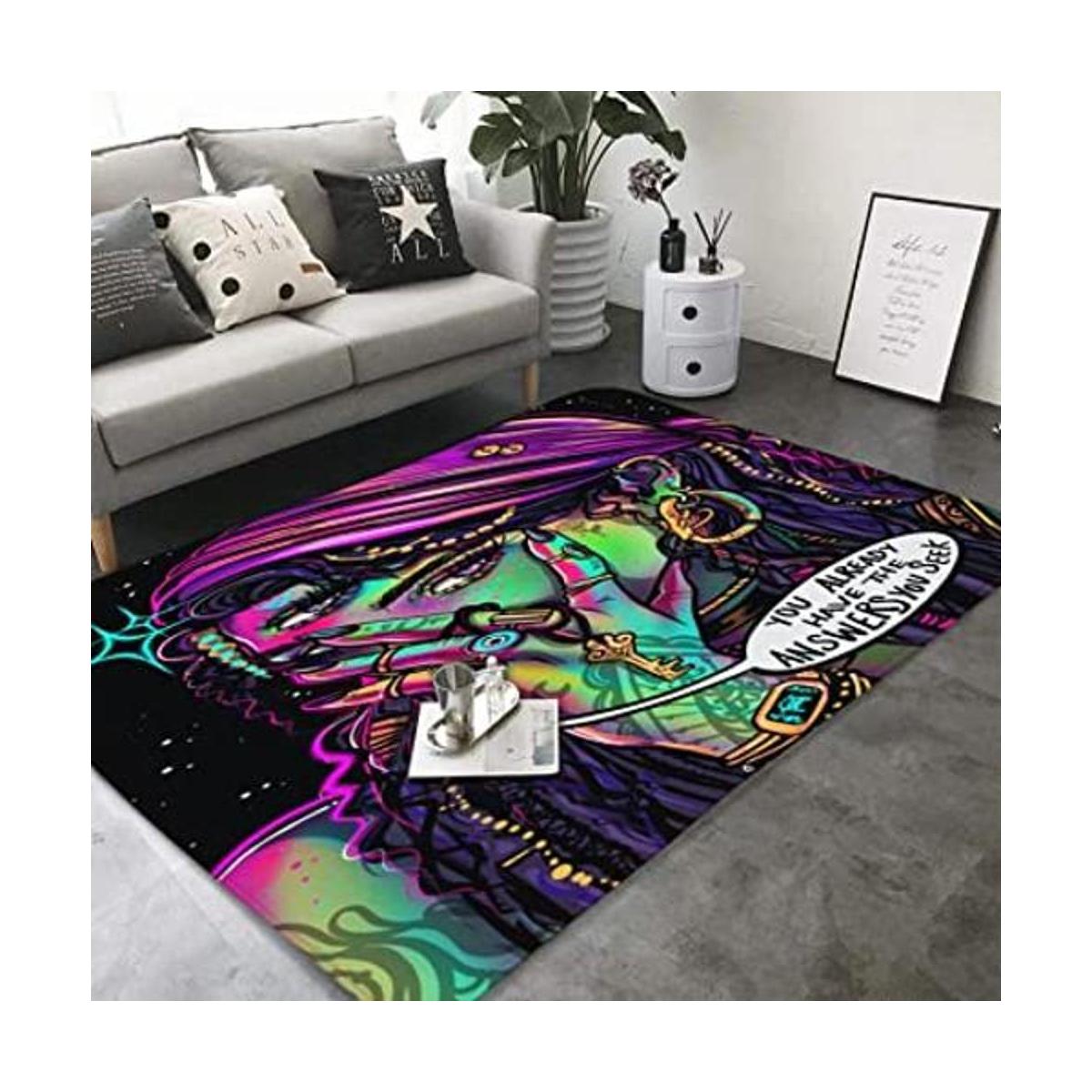 Alfombra moderna súper suave para interiores de 3 x 5