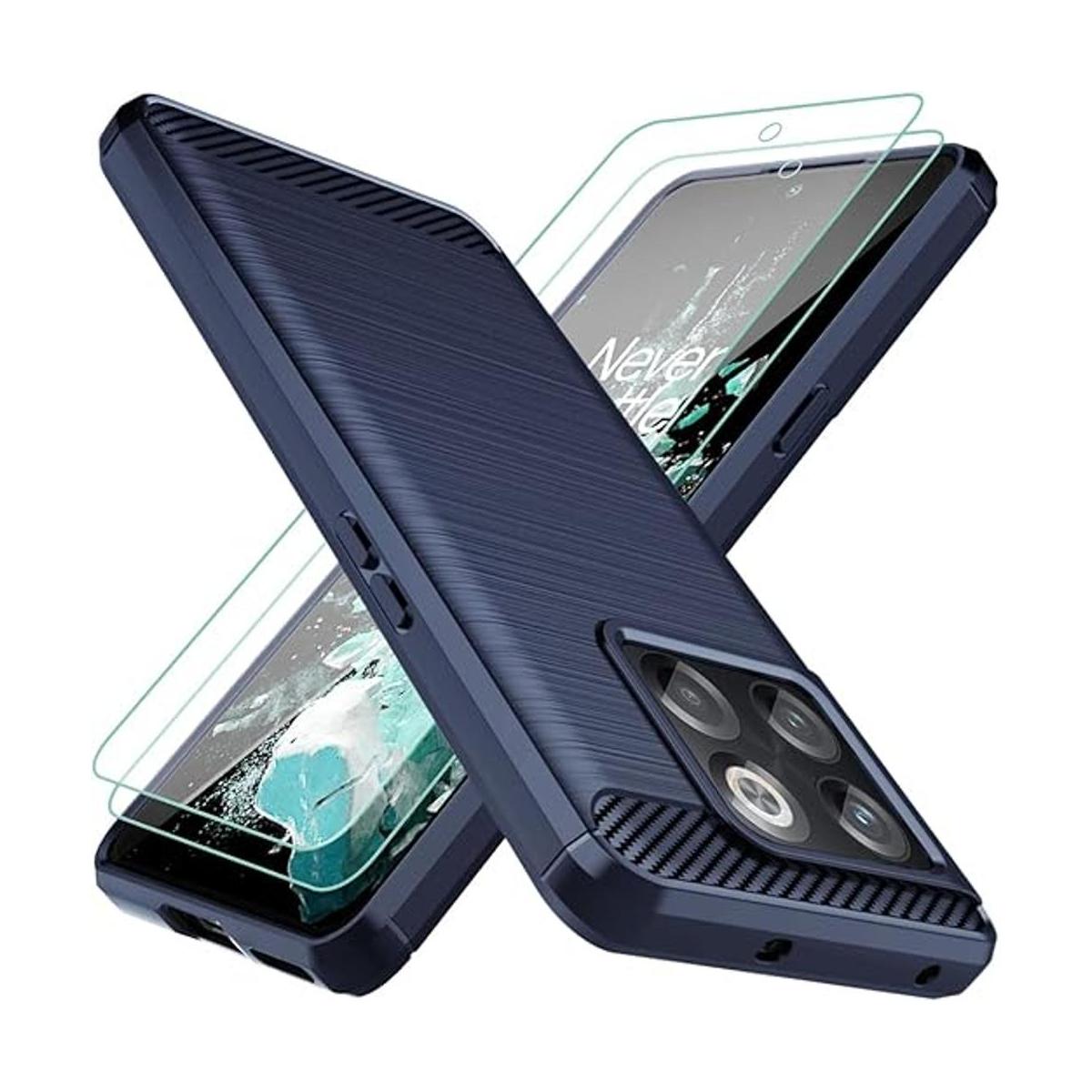 Osophter Funda para Oneplus 10T con 2 protectores de