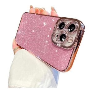 Fycyko Funda compatible con iPhone 13 Pro con purpurina de_1