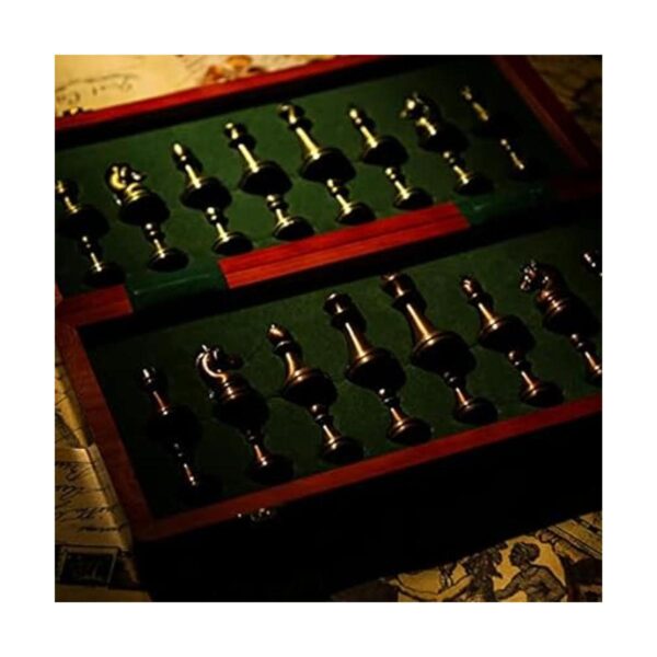 Juego de ajedrez de 12 pulgadas con tablero de ajedrez de_6