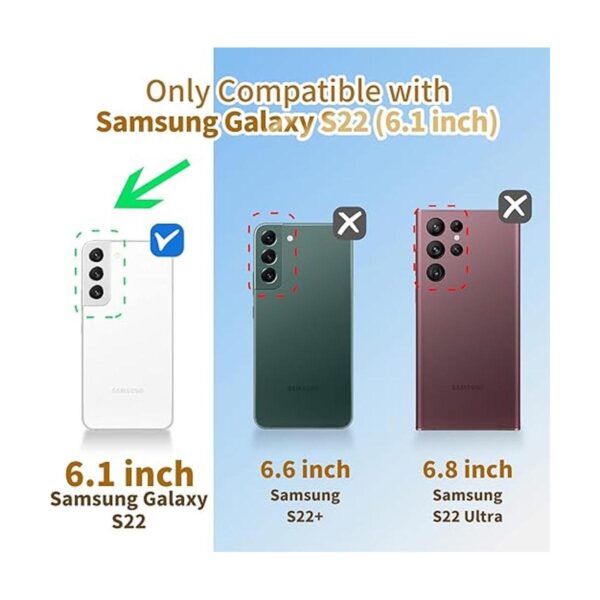 Loheckle Funda para Samsung Galaxy S22 para mujeres y_2