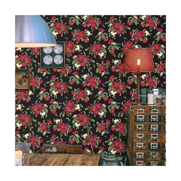 VaryPaper Papel tapiz floral de rosa roja papel tapiz