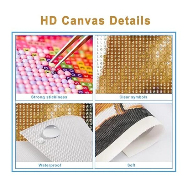 NAIMOER Kits de pintura de diamantes de caballo para_4