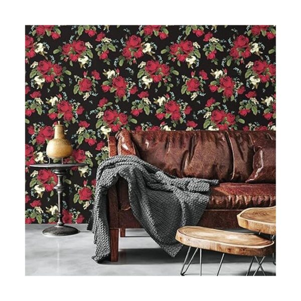 VaryPaper Papel tapiz floral de rosa roja papel tapiz