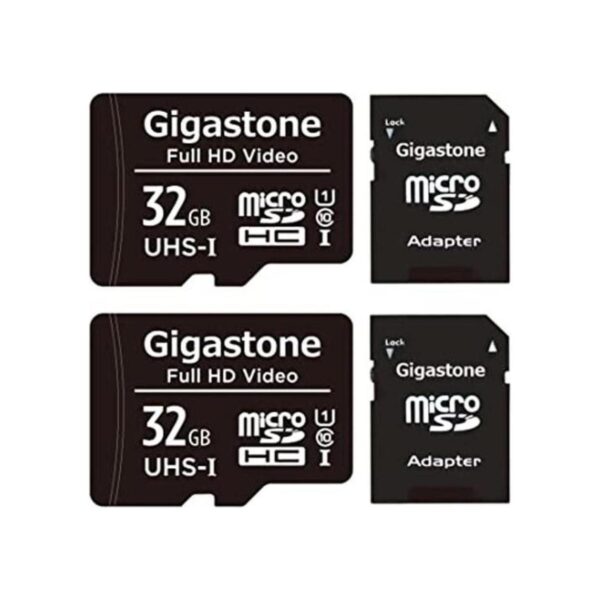 Gigastone Paquete de 2 tarjetas micro SD de 32 GB video_1