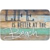 Life is Better at The Beach Alfombra de baño vintage