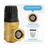 Boltigen Regulador de presión de agua ajustable para_6