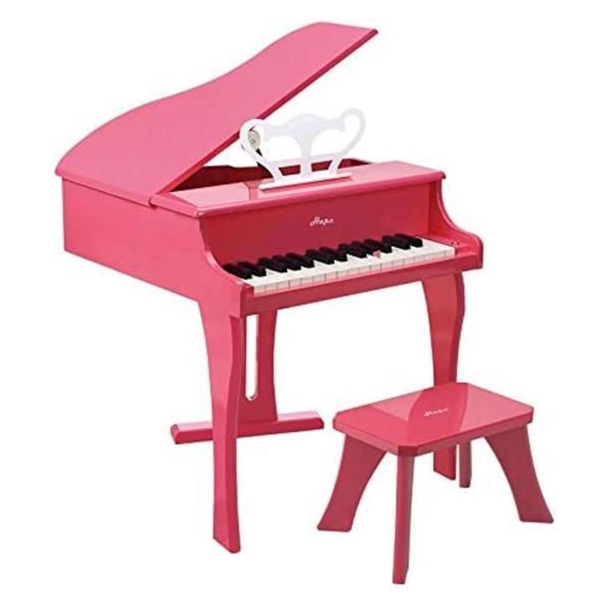 Hape Happy Grand Piano en instrumento musical de madera