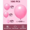 Styirl Kit de guirnalda de globos rosados 100 globos de_2