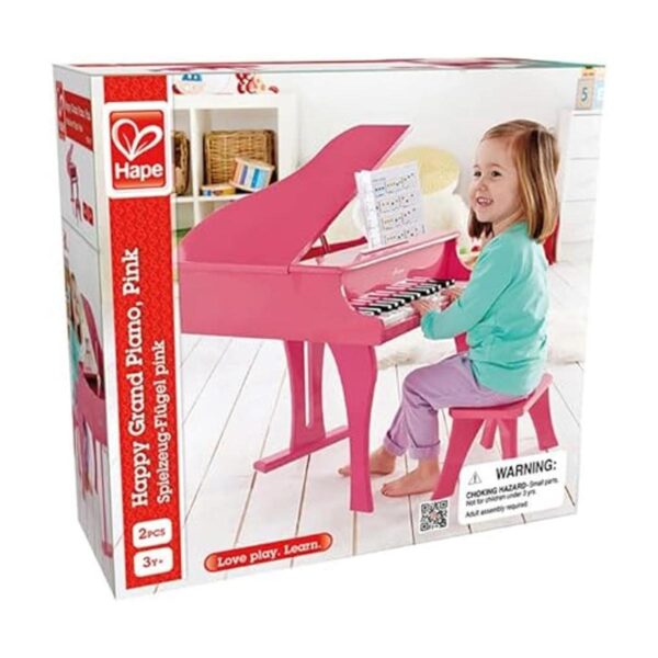 Hape Happy Grand Piano en instrumento musical de madera_4