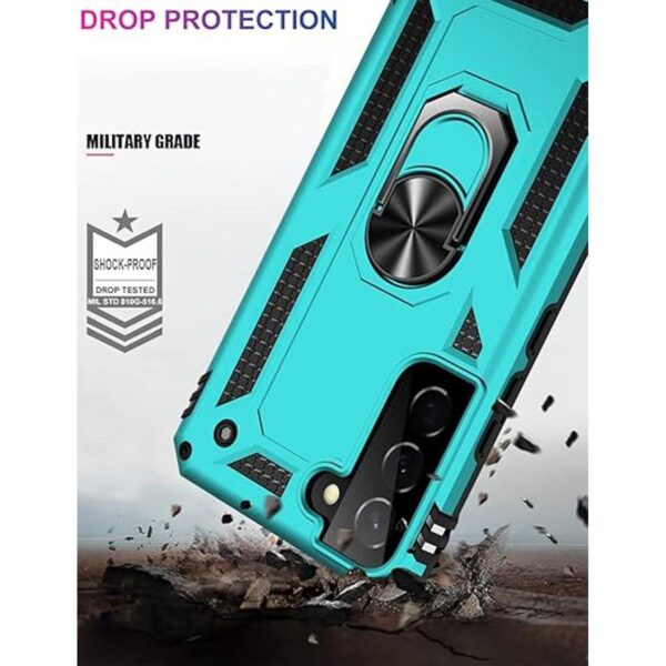 IKAZZ Funda para Samsung Galaxy S22 de grado militar a_4