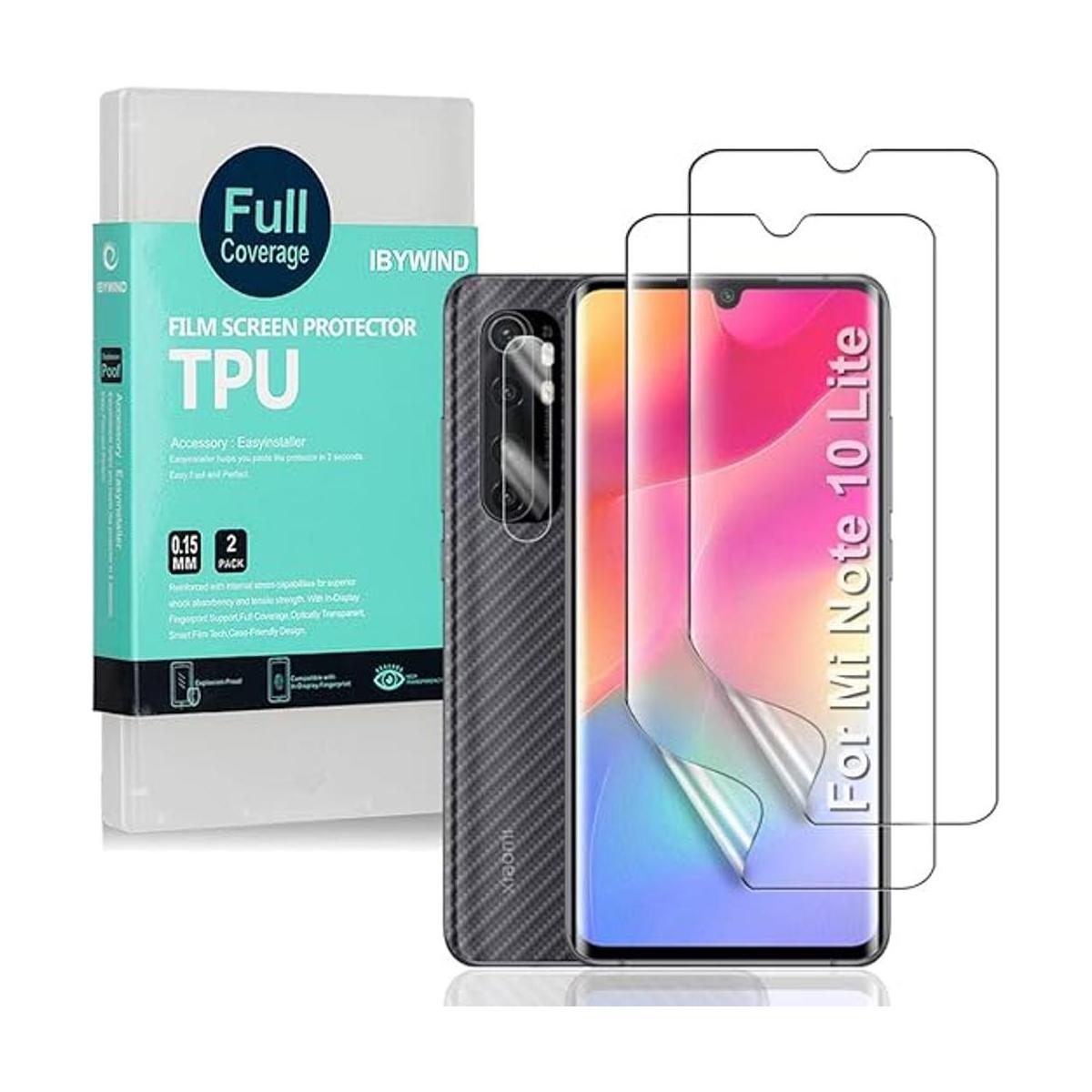 Ibywind Protector de pantalla de hidrogel para Mi Note 10