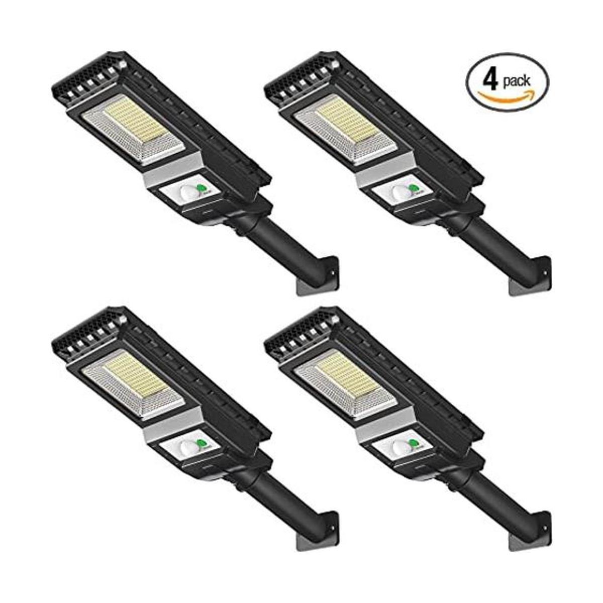 ENGREPO Luces solares para exteriores 1000 lm 156 luces