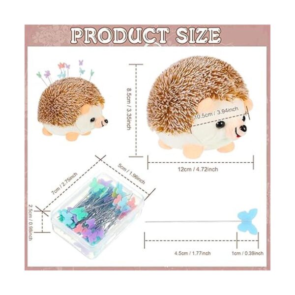 101 piezas de cojín de erizo lindo cojín grande peludo