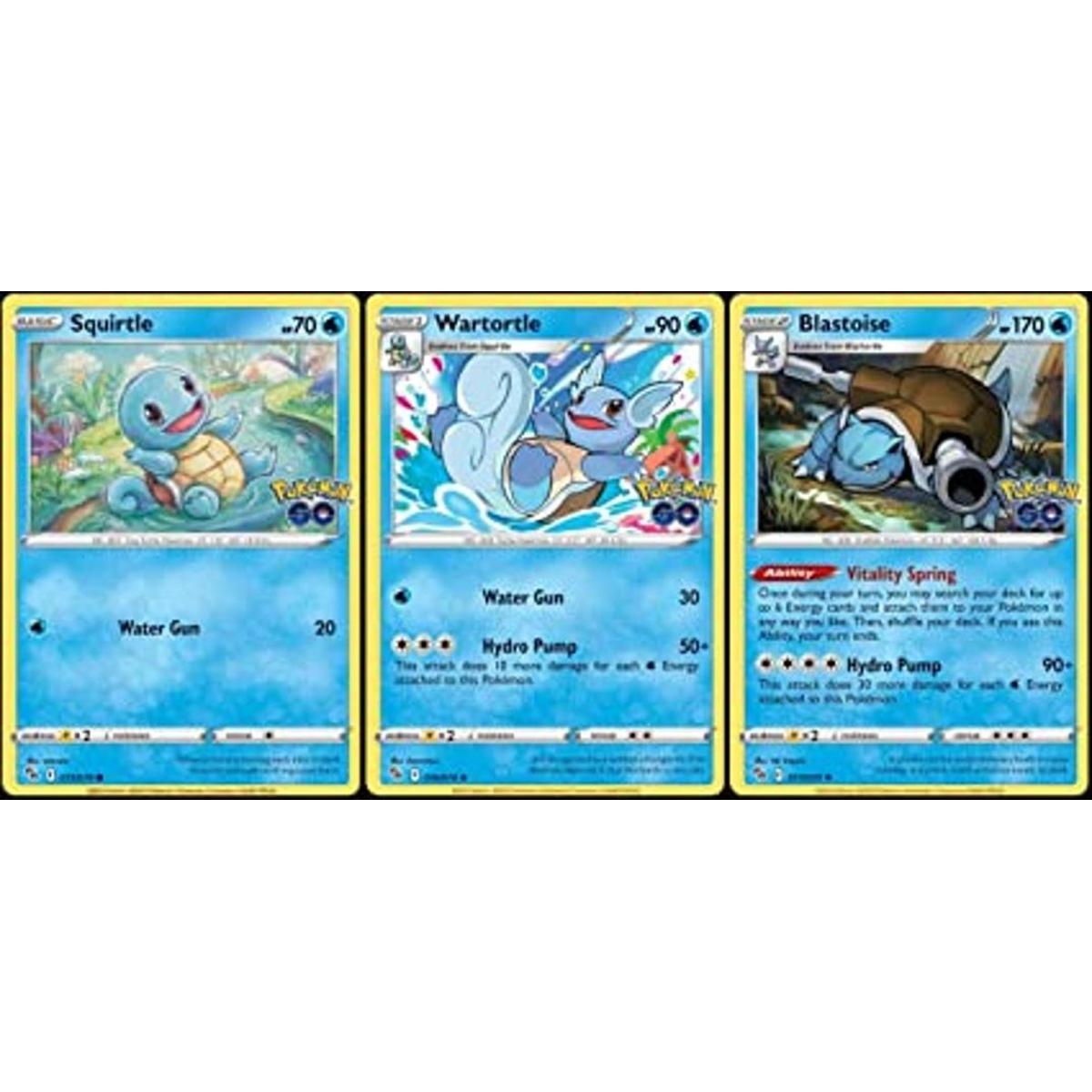 Blastoise 017078 Pokemon Go Foil Lote de cartas
