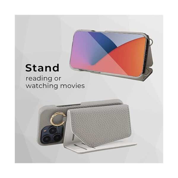 Handodo Funda tipo cartera compatible con iPhone 12 bolso_2