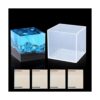FineInno Molde de resina de cubo transparente de 3.35