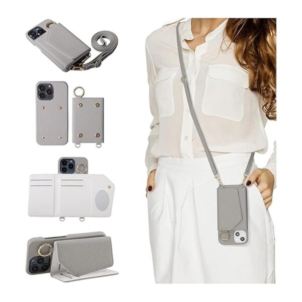 Handodo Funda tipo cartera compatible con iPhone 12 bolso_1