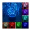 Princesa Elsa 3D LED Ilusión ptica Dormitorio Decoración