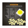 EBAIFUN Paquete de 8 luces LED blancas para interiores_3