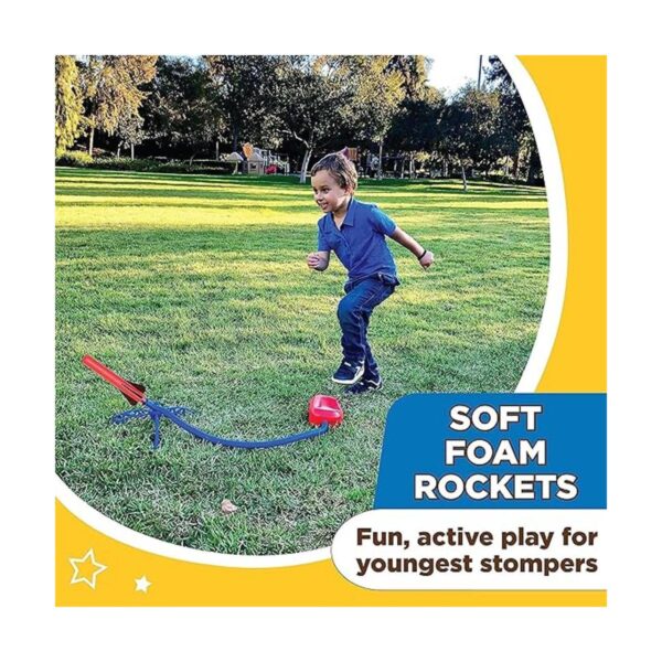 Stomp Rocket El lanzacohetes junior original 8 cohetes de_3