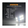 EBAIFUN Paquete de 8 luces LED blancas para interiores_4